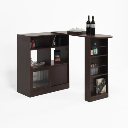 Bar Cabinet with Rotating Top