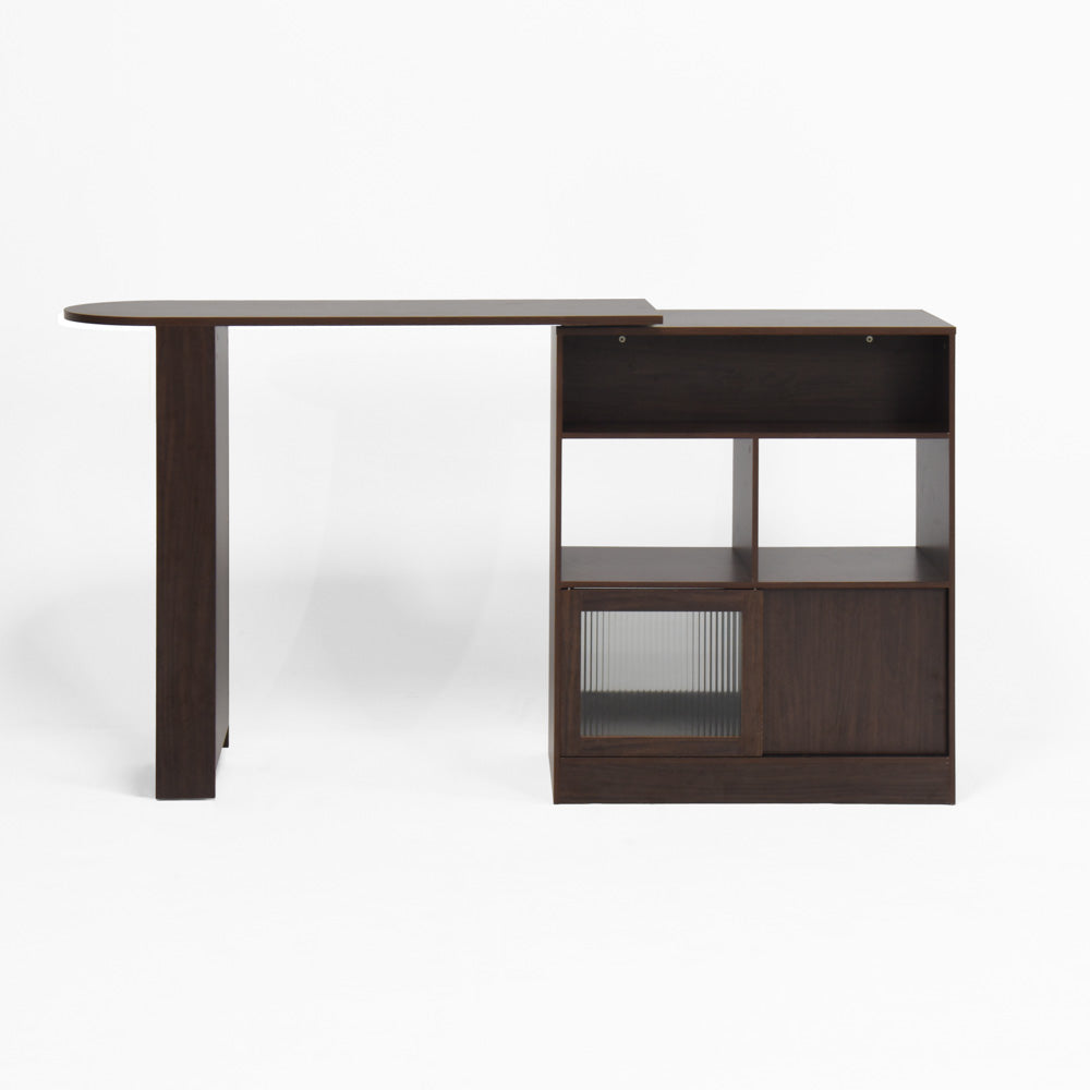 Bar Cabinet with Rotating Top