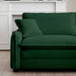 Berk Corduroy Sofa, Green