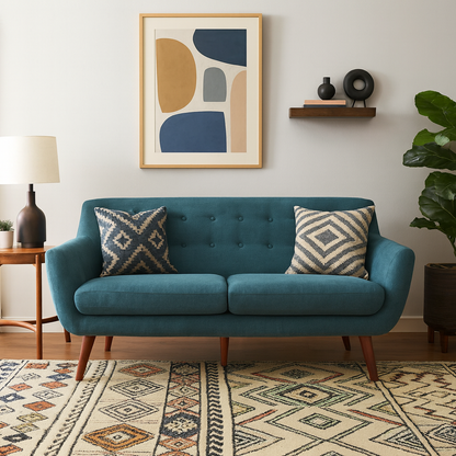73" Brenna Sofa, Teal