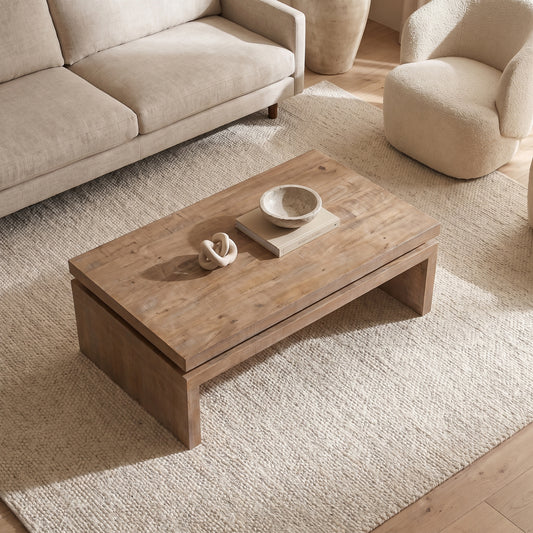Oak Platform Coffee Table