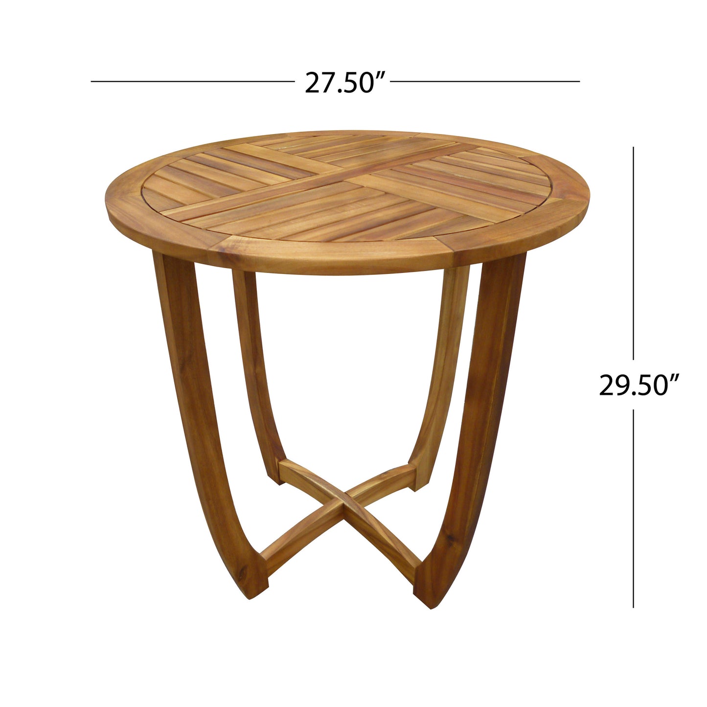 Toulon Round Acacia Outdoor Bistro Table