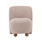 Ellie Armless Accent Chair, Khaki