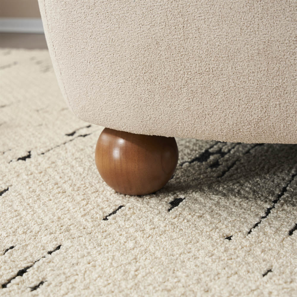 Ellie Armless Accent Chair, Khaki
