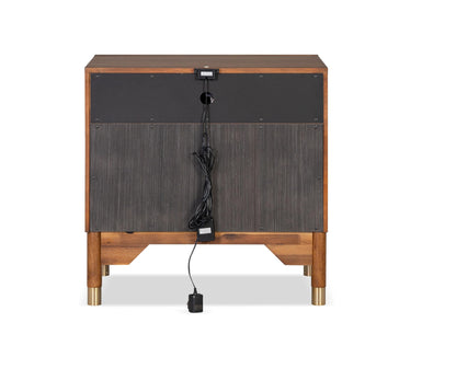 Bennett Mid-Century Nightstand, Walnut