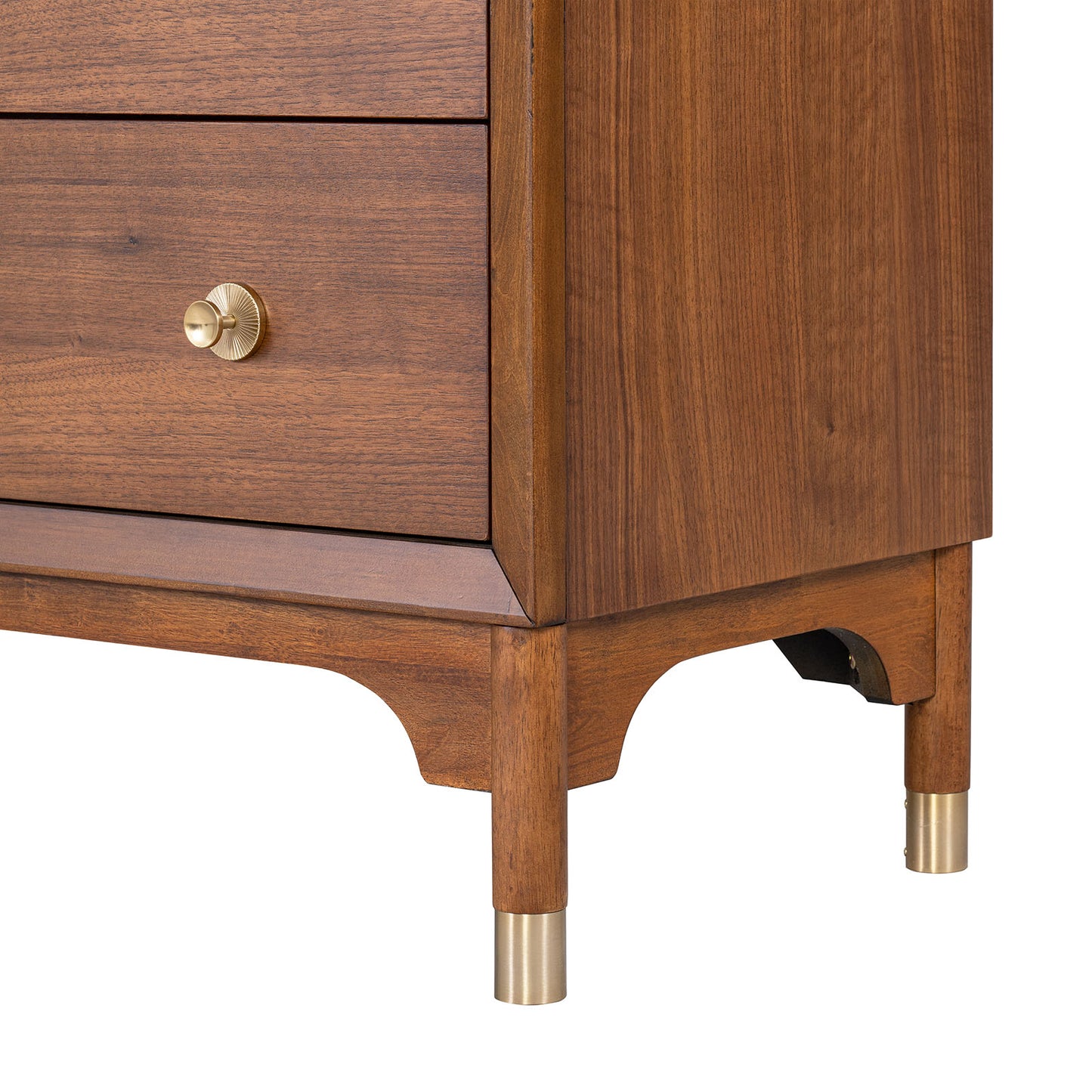 Bennett Mid-Century Nightstand, Walnut