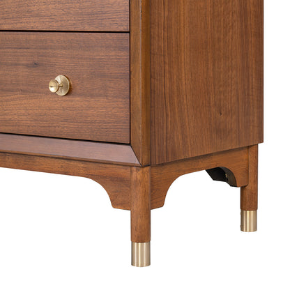 Bennett Mid-Century Nightstand, Walnut