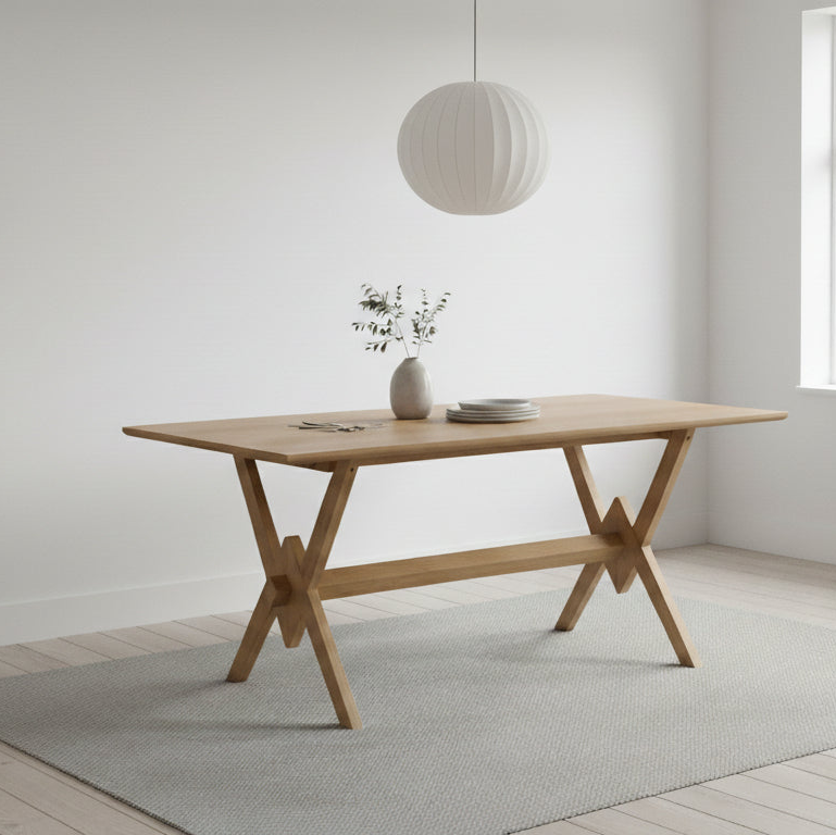 Arlo Double V Dining Table – 63"