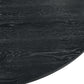 Jasper Ebony Black Round Dining Table