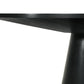 Jasper Ebony Black Round Dining Table