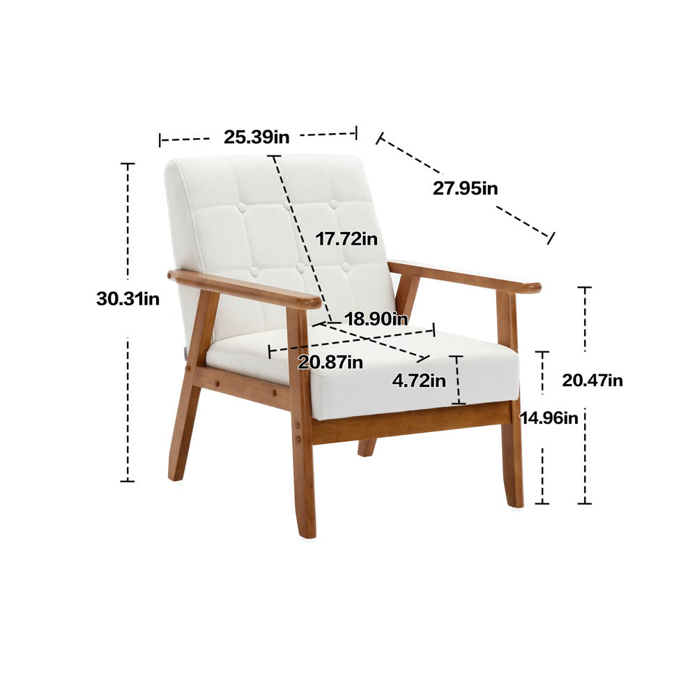 Kyle Accent Chair, Beige