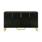 Kyrie Sideboard Storage Cabinet, Black