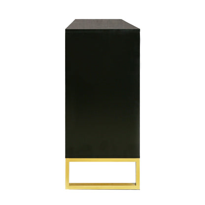 Kyrie Sideboard Storage Cabinet, Black