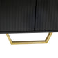 Kyrie Sideboard Storage Cabinet, Black
