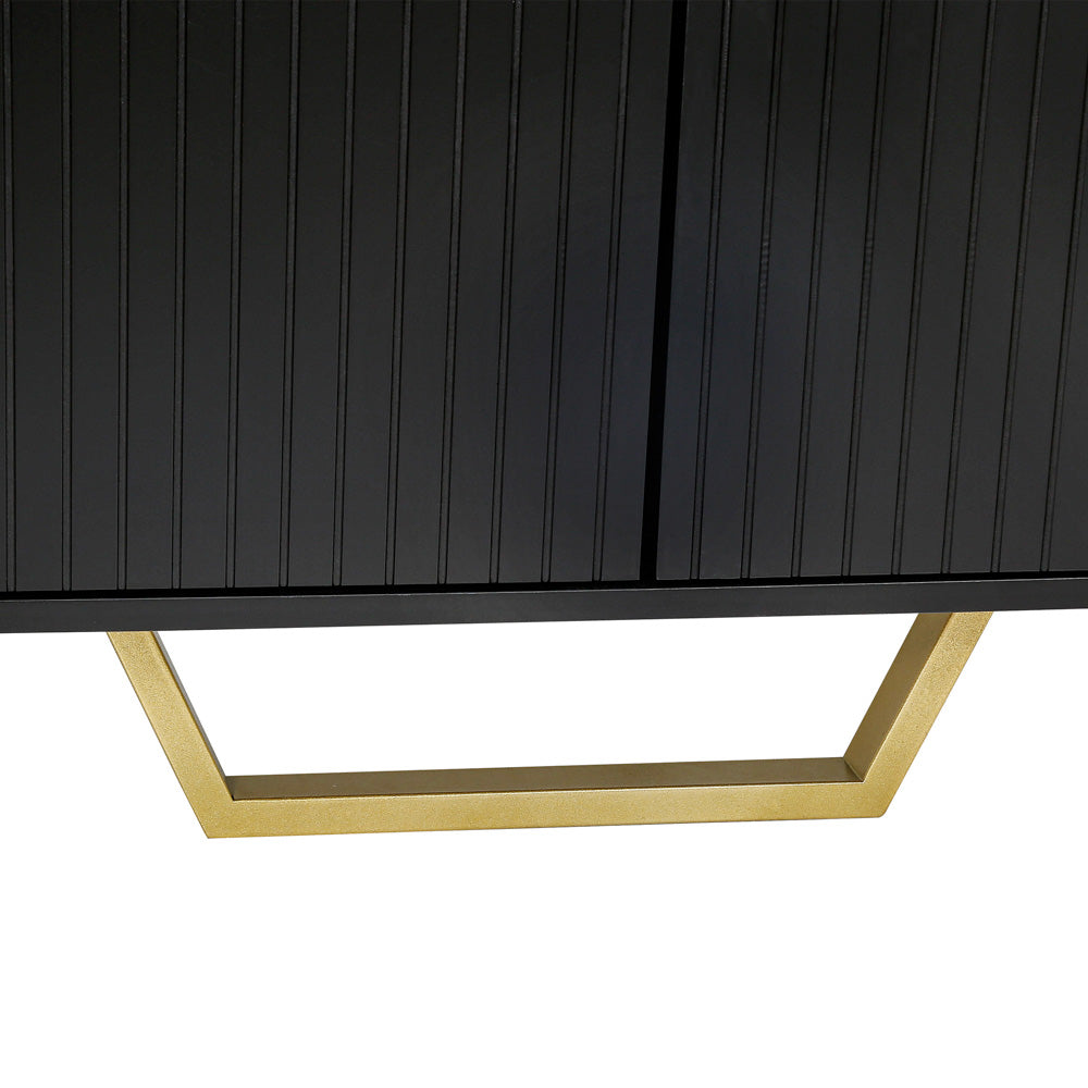 Kyrie Sideboard Storage Cabinet, Black