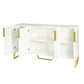Kyrie Sideboard Storage Cabinet, White