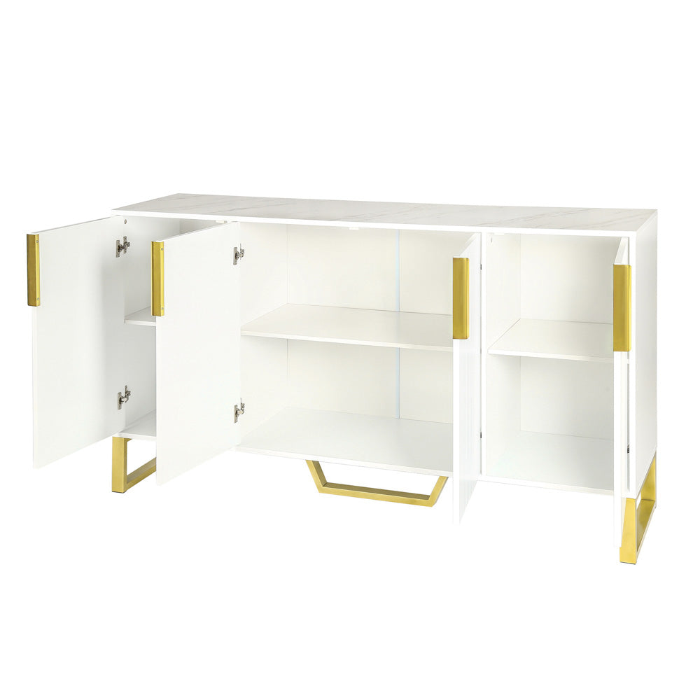 Kyrie Sideboard Storage Cabinet, White