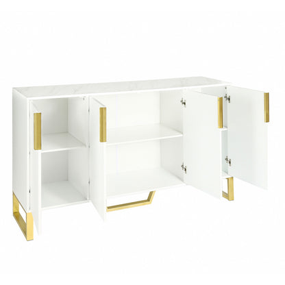 Kyrie Sideboard Storage Cabinet, White