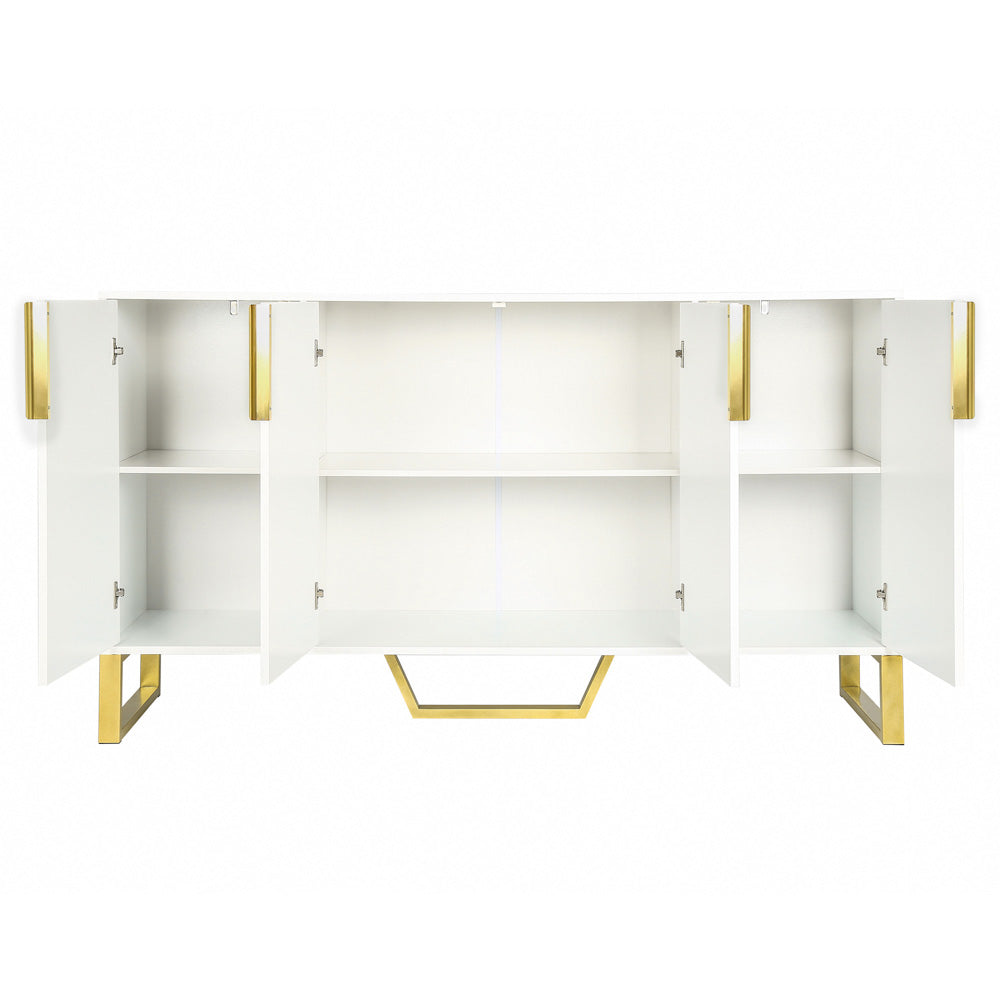 Kyrie Sideboard Storage Cabinet, White