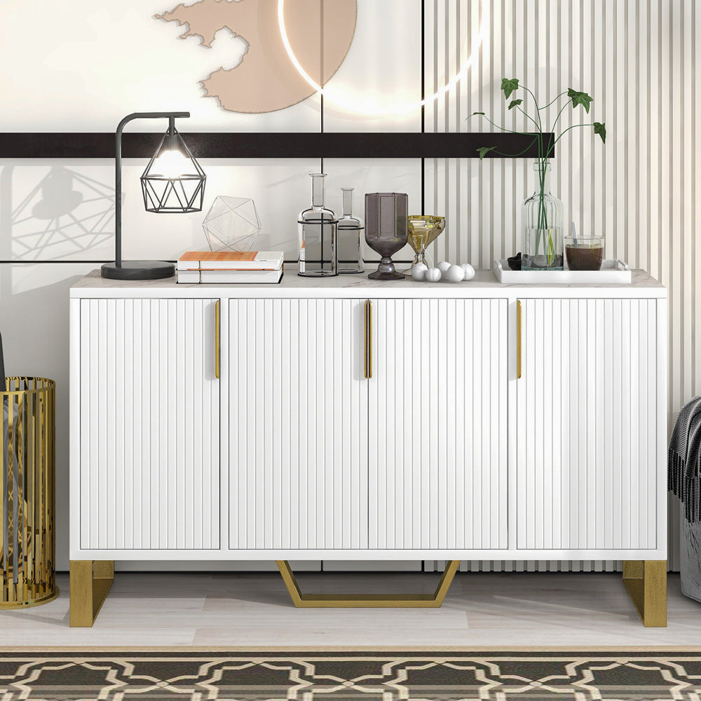 Kyrie Sideboard Storage Cabinet, White