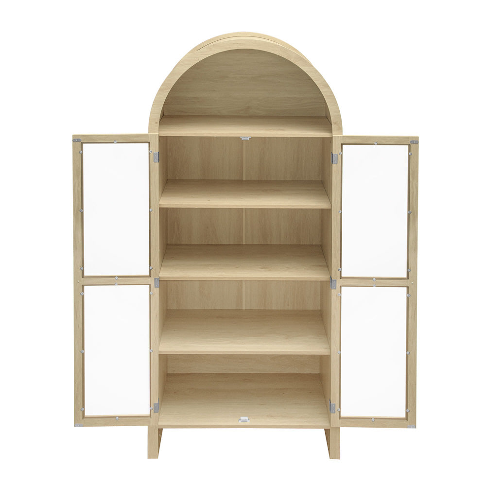 Lacy Arched Storage Cabinet