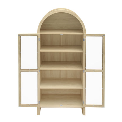 Lacy Arched Storage Cabinet