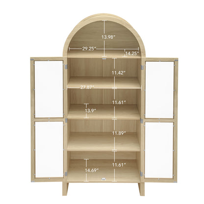 Lacy Arched Storage Cabinet