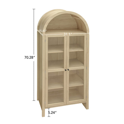 Lacy Arched Storage Cabinet