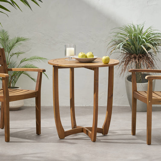 Toulon Round Acacia Outdoor Bistro Table