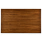 Mela 5-Piece Solid Wood Dining Table Set, Walnut