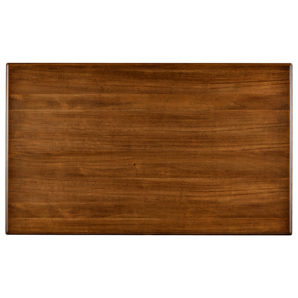 Mela 5-Piece Solid Wood Dining Table Set, Walnut