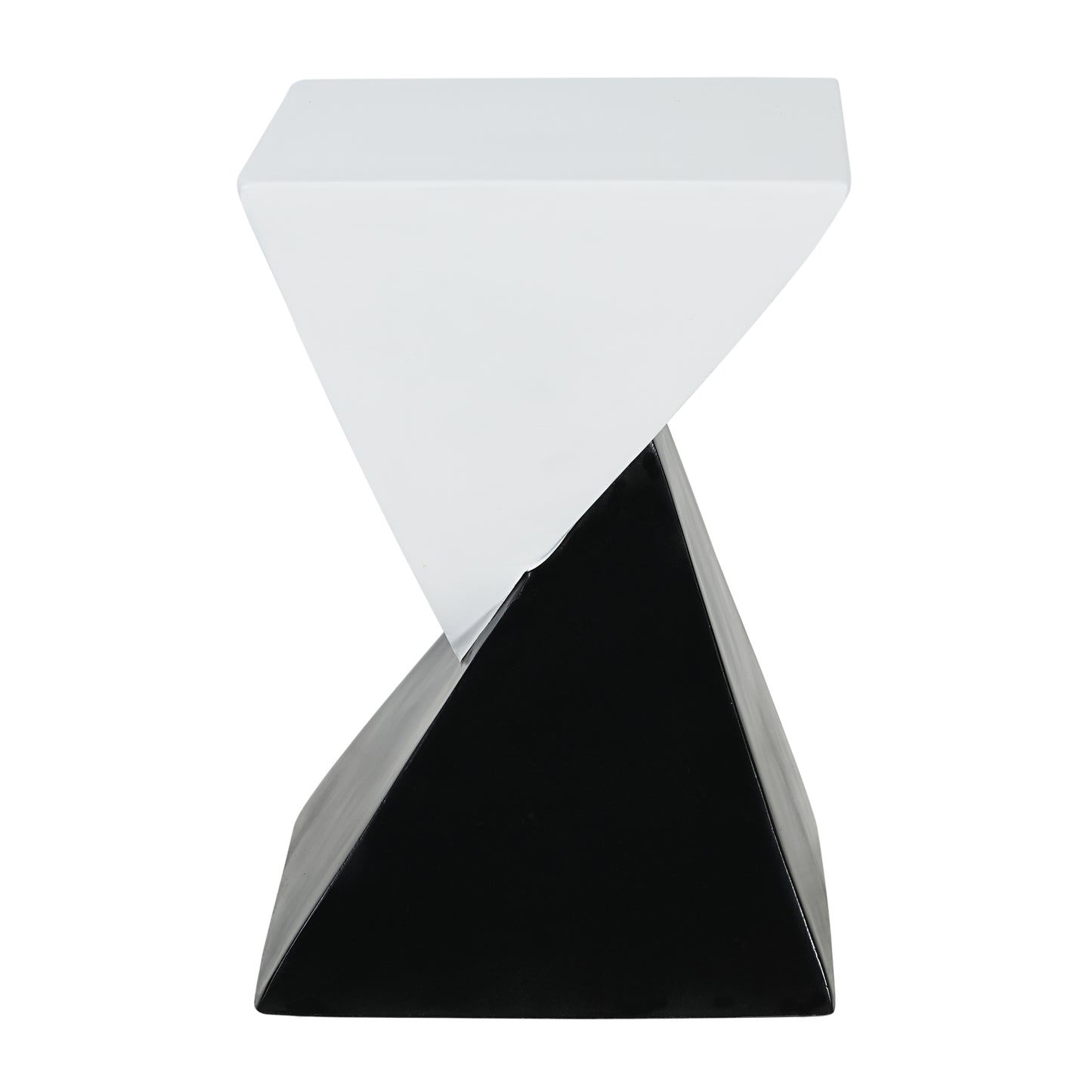 Noa Geometric Outdoor Side Table