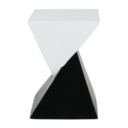 Noa Geometric Outdoor Side Table