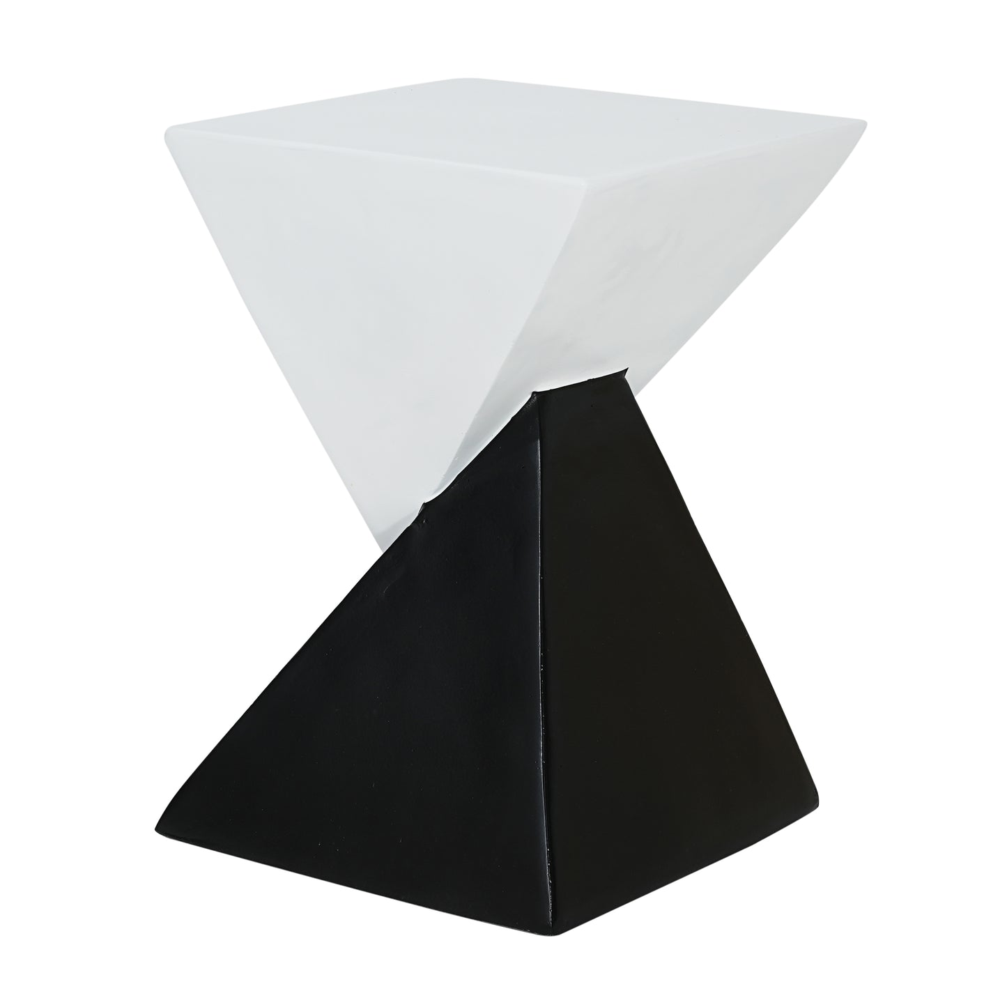 Noa Geometric Outdoor Side Table