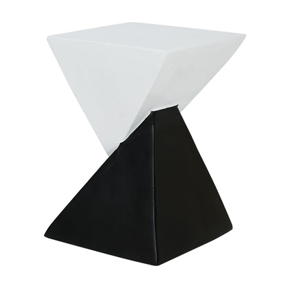 Noa Geometric Outdoor Side Table