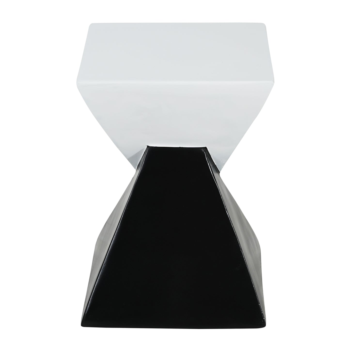 Noa Geometric Outdoor Side Table