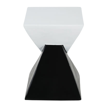 Noa Geometric Outdoor Side Table
