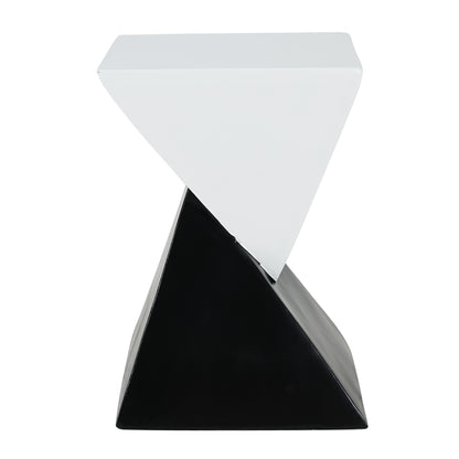 Noa Geometric Outdoor Side Table