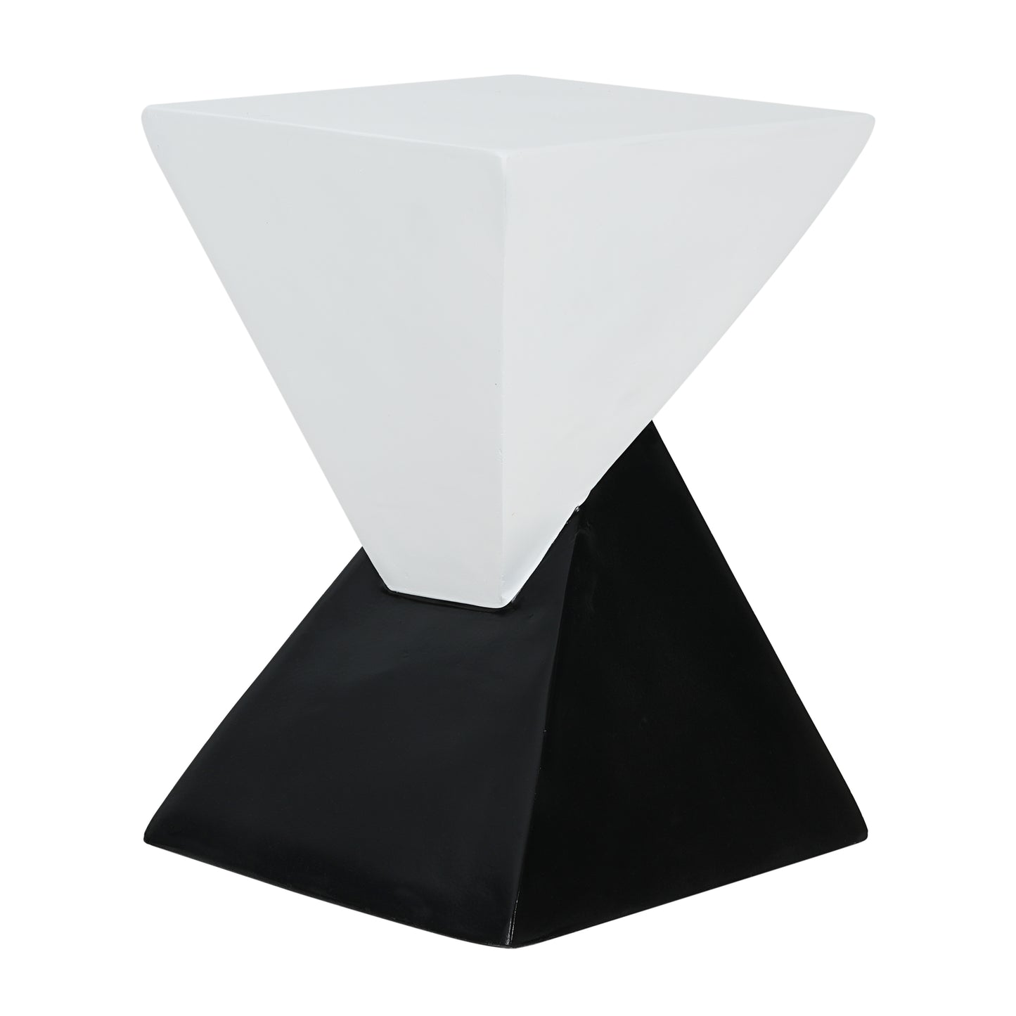 Noa Geometric Outdoor Side Table