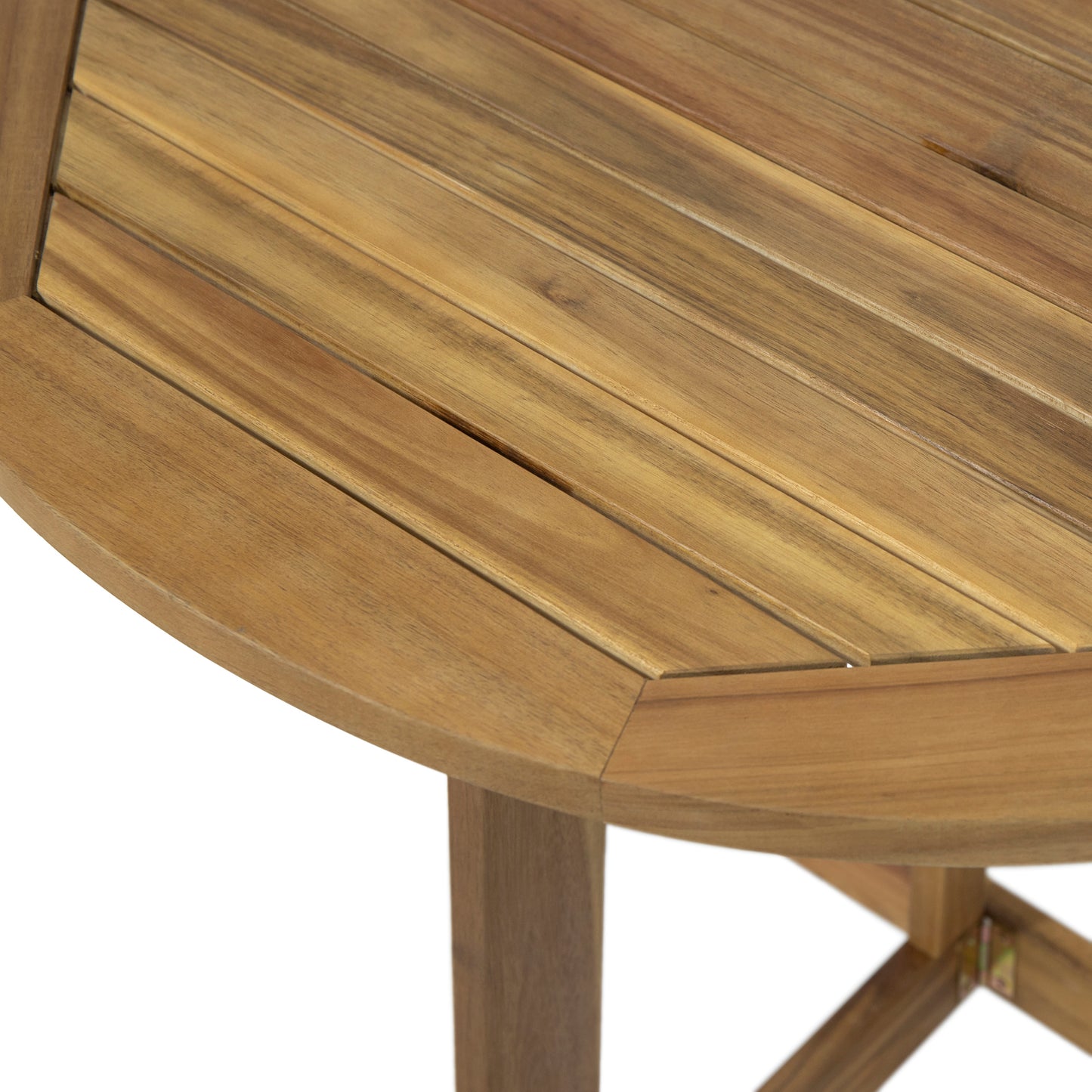 Ardin Folding Bistro Table, Natural Finish