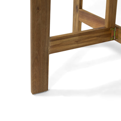 Ardin Folding Bistro Table, Natural Finish