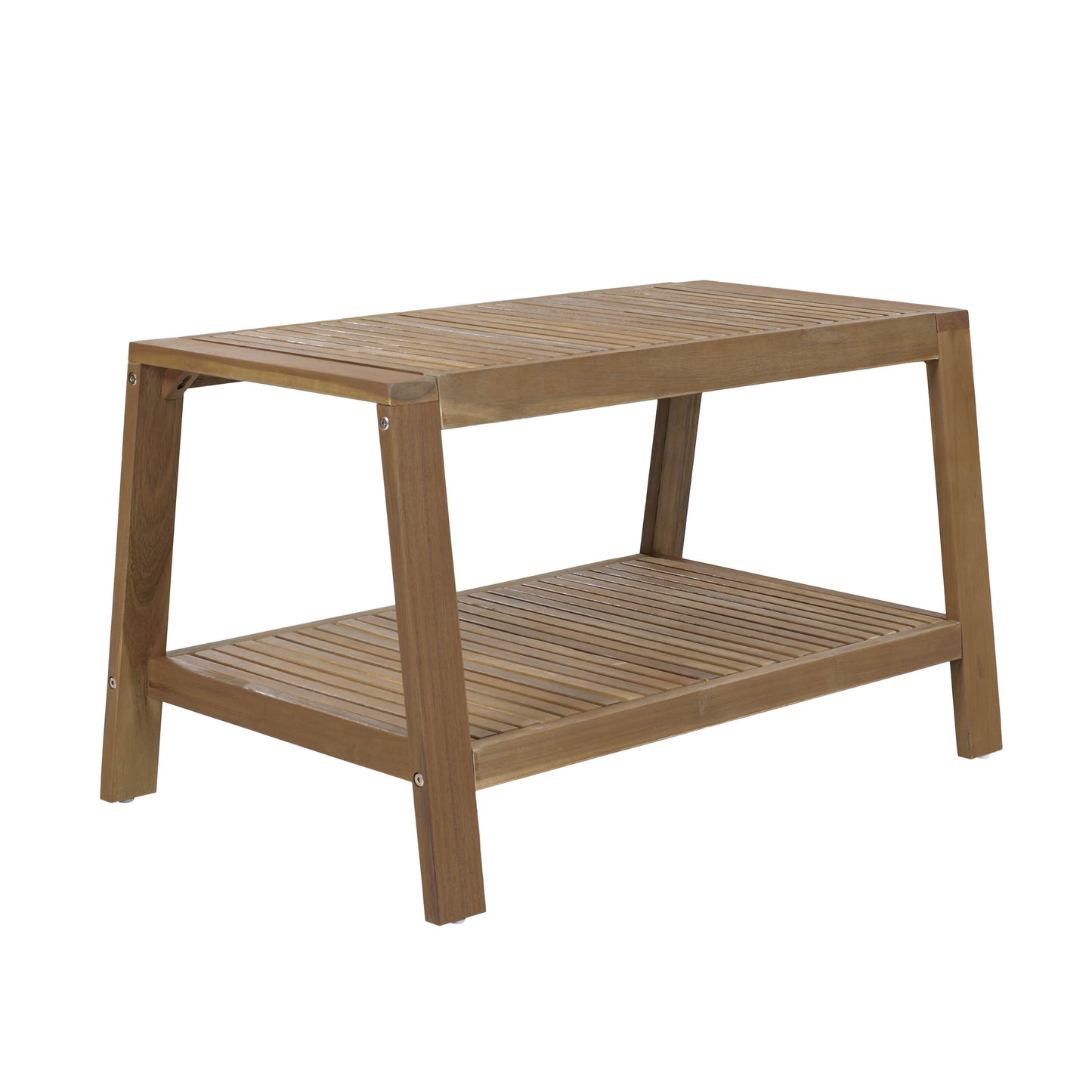 Aven Acacia Wood Outdoor Conversation, 2 Piece Set