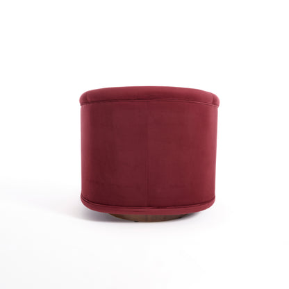 Elara Velvet Swivel Barrel Chair