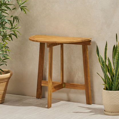 Ardin Folding Bistro Table, Natural Finish