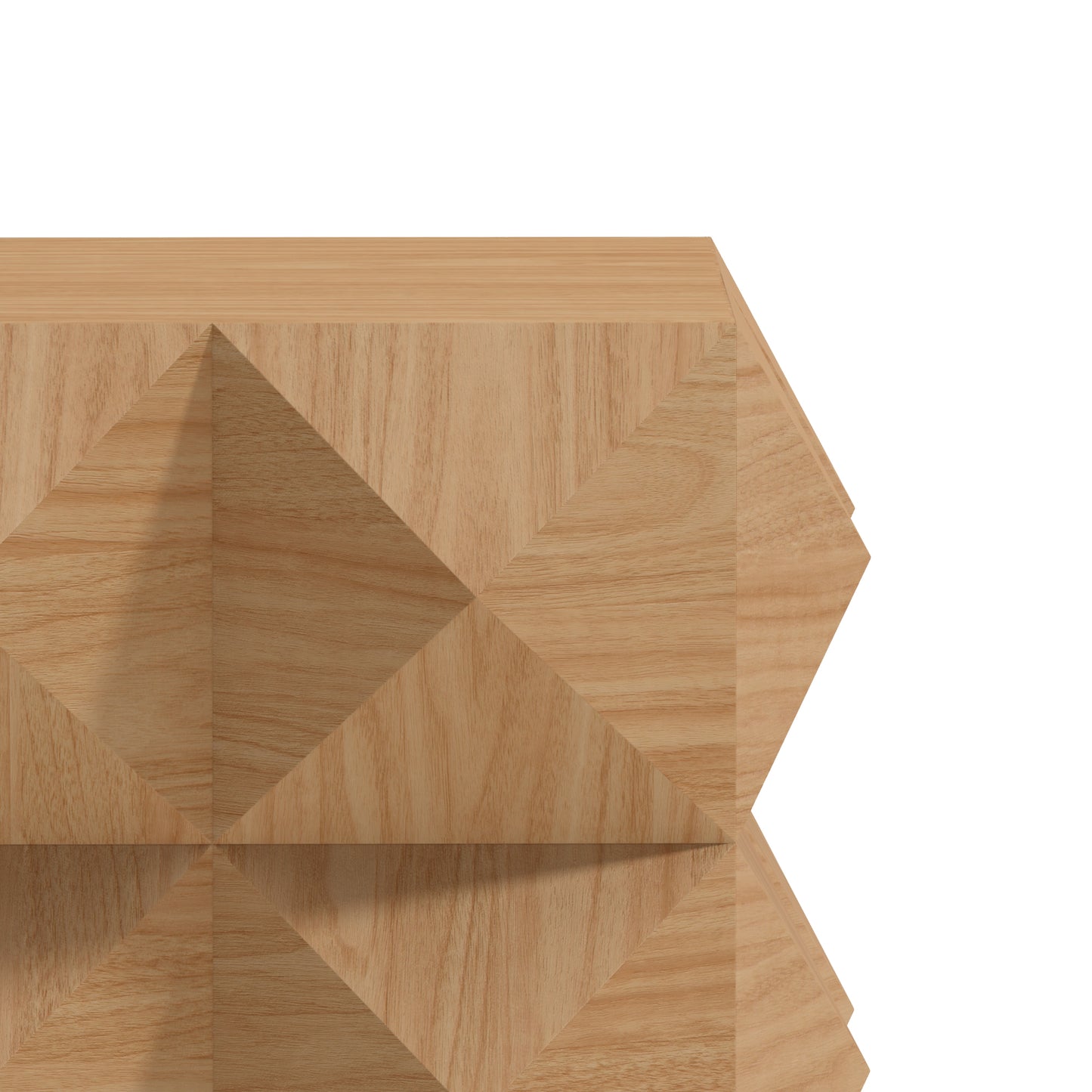 Arden Sculpted Side Table, Natural