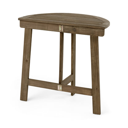 Ardin Folding Bistro Table, Grey Finish