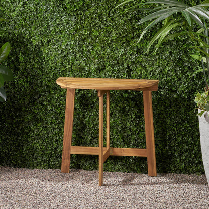 Ardin Folding Bistro Table, Natural Finish