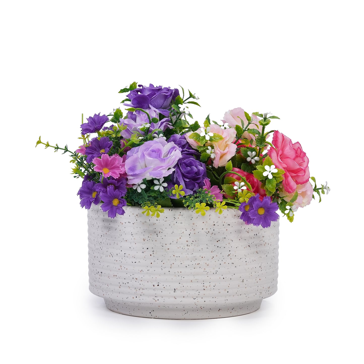Oryn Speckled Planter Set