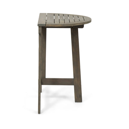 Ardin Folding Bistro Table, Grey Finish
