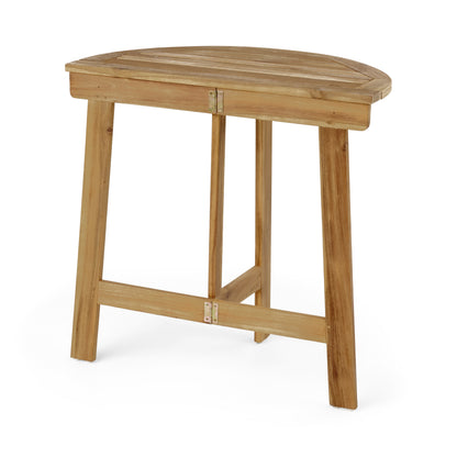 Ardin Folding Bistro Table, Natural Finish